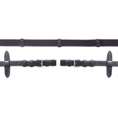 Schockemöhle Zügel mit Stops Schwarz/Silber Schockemöhle Zügel mit Stops Schwarz/Silber