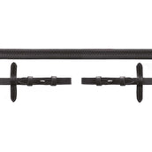 Schockemöhle Zügel Gummi Schwarz/Silber Schockemöhle Zügel Gummi Schwarz/Silber