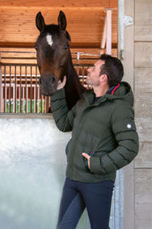 HKM Jacke Hamburg Herren Wattiert Olivgrün HKM Jacke Hamburg Herren Wattiert Olivgrün