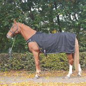 BR Decke mit Sattelausschnitt Classic 1200D 150g Schwarz BR Decke mit Sattelausschnitt Classic 1200D 150g Schwarz