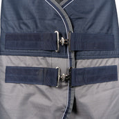 EQUITHÈME Outdoordecke Tyrex 600 D Polar Fleece 0g Blau/Grau EQUITHÈME Outdoordecke Tyrex 600 D Polar Fleece 0g Blau/Grau