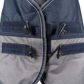 EQUITHÈME Outdoordecke Tyrex 600 D Polar Fleece 0g Blau/Grau EQUITHÈME Outdoordecke Tyrex 600 D Polar Fleece 0g Blau/Grau