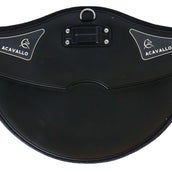 Acavallo Sattelgurt Comfort Gel mit Bauchlatz Schwarz Acavallo Sattelgurt Comfort Gel mit Bauchlatz Schwarz