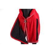 HKM Fleecedecke mit Kragen Dunkelrot HKM Fleecedecke mit Kragen Dunkelrot