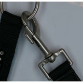 HKM Halfter + StrickSet Crystal, weich unterlegt Schwarz/Grau HKM Halfter + StrickSet Crystal, weich unterlegt Schwarz/Grau