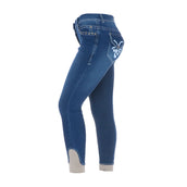HKM Reithose Pasadena Summer Denim Silikon vollbesatz Jeans Blau HKM Reithose Pasadena Summer Denim Silikon vollbesatz Jeans Blau