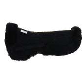 Kavalkade Unterleger mit Lammfell und Inlays Schwarz Kavalkade Unterleger mit Lammfell und Inlays Schwarz