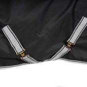 Bucas Anniversary Turnout Light Stay-Dry 0g Black/Silver Bucas Anniversary Turnout Light Stay-Dry 0g Black/Silver