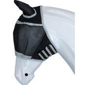 Shires Fliegenmaske mit Ohren Mesh Schwarz Shires Fliegenmaske mit Ohren Mesh Schwarz