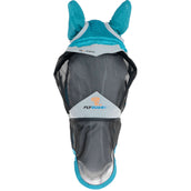 Shires Fliegenmaske mit Ohr und Nase Mesh Teal Shires Fliegenmaske mit Ohr und Nase Mesh Teal