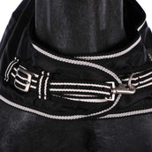 BR Decke mit Sattelausschnitt Classic 1200D 150g Schwarz BR Decke mit Sattelausschnitt Classic 1200D 150g Schwarz