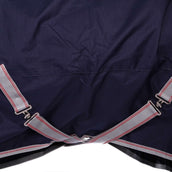 WeatherBeeta Lite Turnout Rug Combo Neck ComFiTec Essential 0g Navy/Silver/Red WeatherBeeta Lite Turnout Rug Combo Neck ComFiTec Essential 0g Navy/Silver/Red