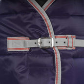 Weatherbeeta Medium Stable Rug Comfitec 210D Channel Quilt Standard Neck 220g Navy/Silver/Red Weatherbeeta Medium Stable Rug Comfitec 210D Channel Quilt Standard Neck 220g Navy/Silver/Red