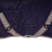 Weatherbeeta Medium Stable Rug Comfitec 210D Channel Quilt Standard Neck 220g Navy/Silver/Red Weatherbeeta Medium Stable Rug Comfitec 210D Channel Quilt Standard Neck 220g Navy/Silver/Red