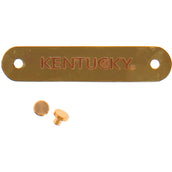 Kentucky Namensschild für Halfter Gold Kentucky Namensschild für Halfter Gold