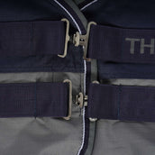 EQUITHÈME Turnout Rug Tyrex 600D 450g Navy/Grau Dots EQUITHÈME Turnout Rug Tyrex 600D 450g Navy/Grau Dots