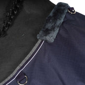EQUITHÈME Turnout Rug Tyrex 600D 450g Navy/Grau Dots EQUITHÈME Turnout Rug Tyrex 600D 450g Navy/Grau Dots