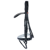 Kieffer Trense Comfort Paris Englischen Nasenriemen mit Sperriemen Schwarz/Weiß Kieffer Trense Comfort Paris Englischen Nasenriemen mit Sperriemen Schwarz/Weiß