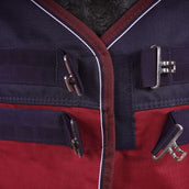 EQUITHÈME Outdoordecke Tyrex 1200D 300g Navy/Bordeaux EQUITHÈME Outdoordecke Tyrex 1200D 300g Navy/Bordeaux