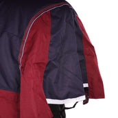 EQUITHÈME Outdoordecke Tyrex 1200D 50g Navy/Bordeaux EQUITHÈME Outdoordecke Tyrex 1200D 50g Navy/Bordeaux