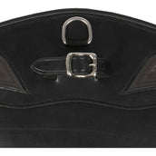 Equiline Spring Sattelgurt Leder mit Bauchlatz Schwarz Equiline Spring Sattelgurt Leder mit Bauchlatz Schwarz