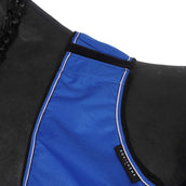 EQUITHÈME Ausreitdecke Tyrex 1200D Fleece Blau/Schwarz EQUITHÈME Ausreitdecke Tyrex 1200D Fleece Blau/Schwarz