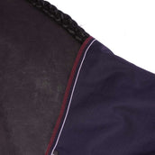 EQUITHÈME Outdoordecke Tyrex 1200D 0g mit Halbem Hals Navy/Bordeaux EQUITHÈME Outdoordecke Tyrex 1200D 0g mit Halbem Hals Navy/Bordeaux