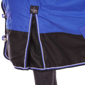 EQUITHÈME Outdoordecke Tyrex 1200D Aisance 0g mit Halbem Hals Blau/Schwarz EQUITHÈME Outdoordecke Tyrex 1200D Aisance 0g mit Halbem Hals Blau/Schwarz