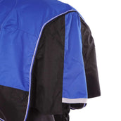 EQUITHÈME Outdoordecke Tyrex 1200D Aisance 50g mit Halbem Hals Blau/Schwarz EQUITHÈME Outdoordecke Tyrex 1200D Aisance 50g mit Halbem Hals Blau/Schwarz