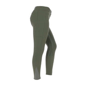 HKM Reithose Liv High Waist Silicon Full Grip Dunkelgrün HKM Reithose Liv High Waist Silicon Full Grip Dunkelgrün