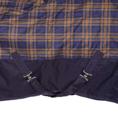 HKM High Neck Decke Providence Karo 1200D 300g Wattefüllung Navy/Braun kariert HKM High Neck Decke Providence Karo 1200D 300g Wattefüllung Navy/Braun kariert