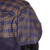 HKM High Neck Decke Providence Karo 1200D 300g Wattefüllung Navy/Braun kariert HKM High Neck Decke Providence Karo 1200D 300g Wattefüllung Navy/Braun kariert