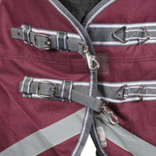 WeatherBeeta Winterdecke ComFiTec Plus Dynamic II Standard Neck Medium/Lite 100g Maroon/Grau/Weiß WeatherBeeta Winterdecke ComFiTec Plus Dynamic II Standard Neck Medium/Lite 100g Maroon/Grau/Weiß