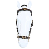 F.R.A. Hackamore Imperial Softleder Zügel Havanna F.R.A. Hackamore Imperial Softleder Zügel Havanna
