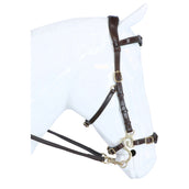 F.R.A. Hackamore Imperial Softleder Zügel Havanna F.R.A. Hackamore Imperial Softleder Zügel Havanna