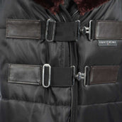 EQUITHÈME Stalldecke Teddy 200g Schwarz/Braun EQUITHÈME Stalldecke Teddy 200g Schwarz/Braun