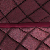 HB Schabracke Sparkling Glitter Dressur Burgunderrot HB Schabracke Sparkling Glitter Dressur Burgunderrot
