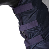 HKM Fliegendecke Rain mit Halsteil & Bauchlatz Dunkelblau/Grau HKM Fliegendecke Rain mit Halsteil & Bauchlatz Dunkelblau/Grau