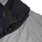 HKM Fliegendecke Rain mit Halsteil & Bauchlatz Dunkelblau/Grau HKM Fliegendecke Rain mit Halsteil & Bauchlatz Dunkelblau/Grau