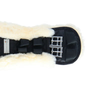 Waldhausen Sattelgurt mit Lammfell Schwarz Waldhausen Sattelgurt mit Lammfell Schwarz