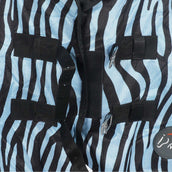 HKM Fliegendecke Zebra mit Halsteil Aqua/Schwarz HKM Fliegendecke Zebra mit Halsteil Aqua/Schwarz