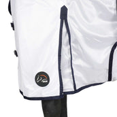 HKM Fliegendecke Lyon mit Halsteil Weiß HKM Fliegendecke Lyon mit Halsteil Weiß