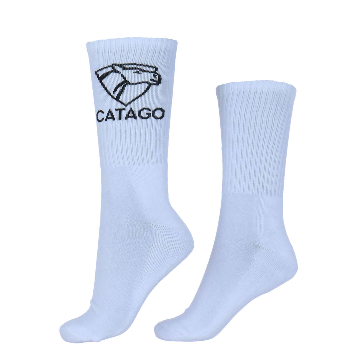 Catago Socken Polly Logo Weiß
