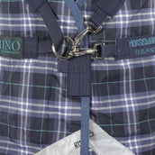 Rhino Plus Turnout Lite 0g Navy Check/Indigo Rhino Plus Turnout Lite 0g Navy Check/Indigo