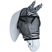 RugBe by Covalliero Fliegenmaske mit Ohrbedeckung Schwarz Zebra RugBe by Covalliero Fliegenmaske mit Ohrbedeckung Schwarz Zebra