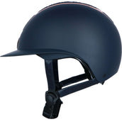 Fair Play Reithelm Quantinum Chic Rosegold Wide Visor Navy Fair Play Reithelm Quantinum Chic Rosegold Wide Visor Navy