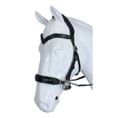 F.R.A. Bridon Glory Hackamore Cuir avec Perles Schwarz F.R.A. Bridon Glory Hackamore Cuir avec Perles Schwarz