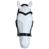F.R.A. Zaum Glory Side-Pull-Leder mit Perlen Schwarz F.R.A. Zaum Glory Side-Pull-Leder mit Perlen Schwarz