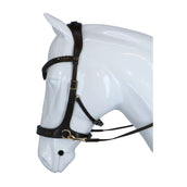 F.R.A. Zaum Glory Side-Pull-Leder mit Perlen Braun F.R.A. Zaum Glory Side-Pull-Leder mit Perlen Braun