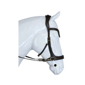 F.R.A. Zaum Glory Side-Pull-Leder mit Perlen Braun F.R.A. Zaum Glory Side-Pull-Leder mit Perlen Braun